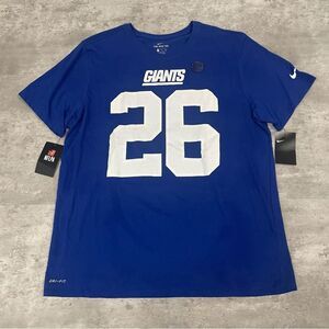 NWT Saquon Barkley Nike New York Giants T Shirt Size XXL
